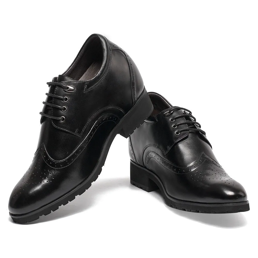 10 CM / 3.94 Inches Taller - CMR CHAMARIPA Height Increasing Dress Shoes That Make Men Taller 10CM