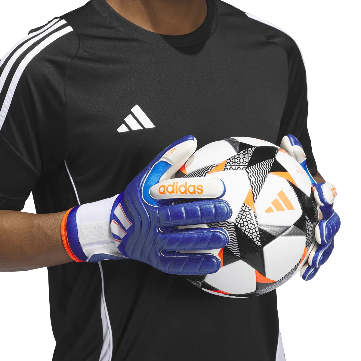 adidas Copa GL Pro Adult Soccer Goalkeeper Gloves IT7408 Lucid Blue/White/Solar Red