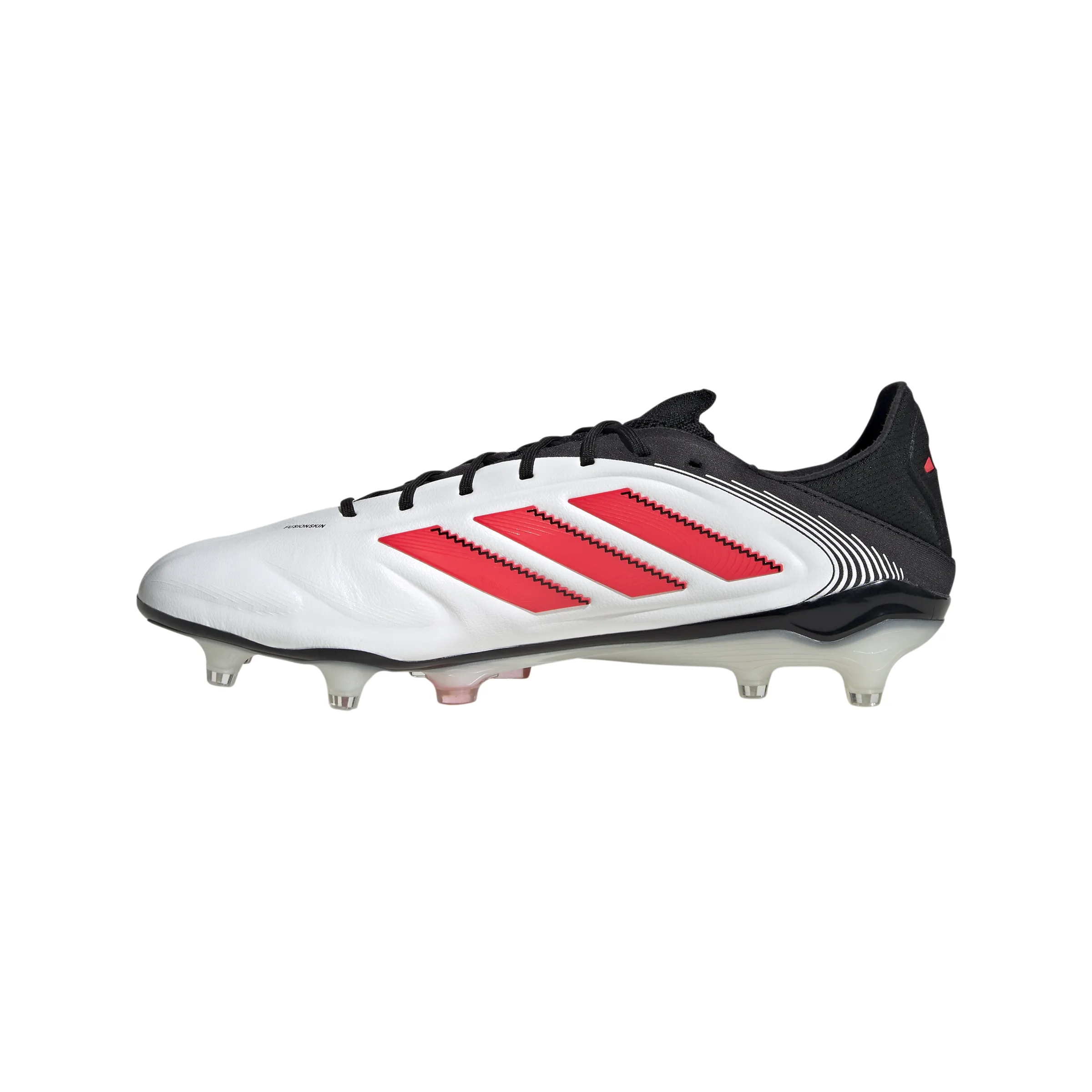 adidas Copa Pure 3 Elite FG Firm Ground Soccer Cleat -Cloud White / Lucid Red / Core Black