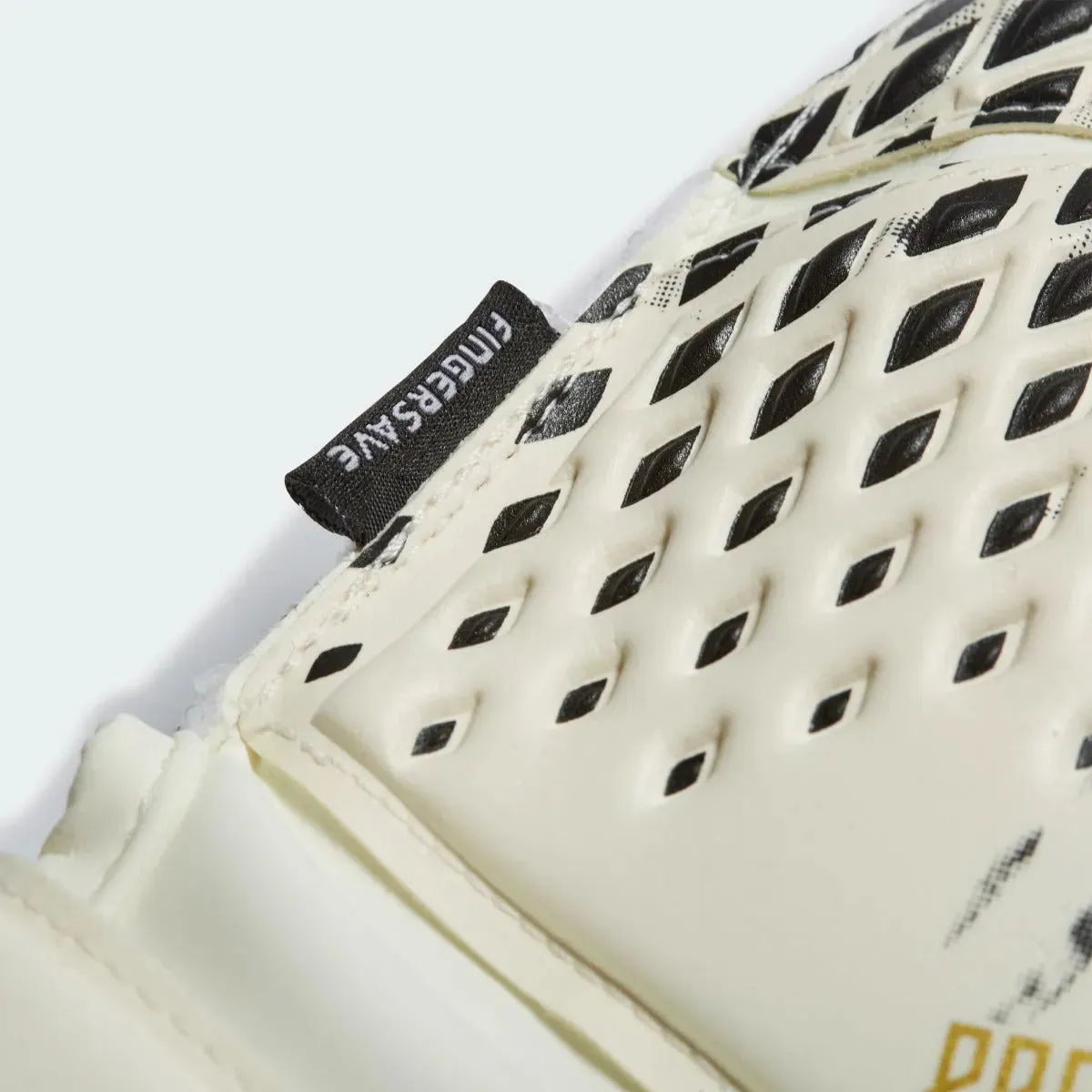 Adidas JR Predator 20 Match Fingersave GK Gloves - White-Black-Gold