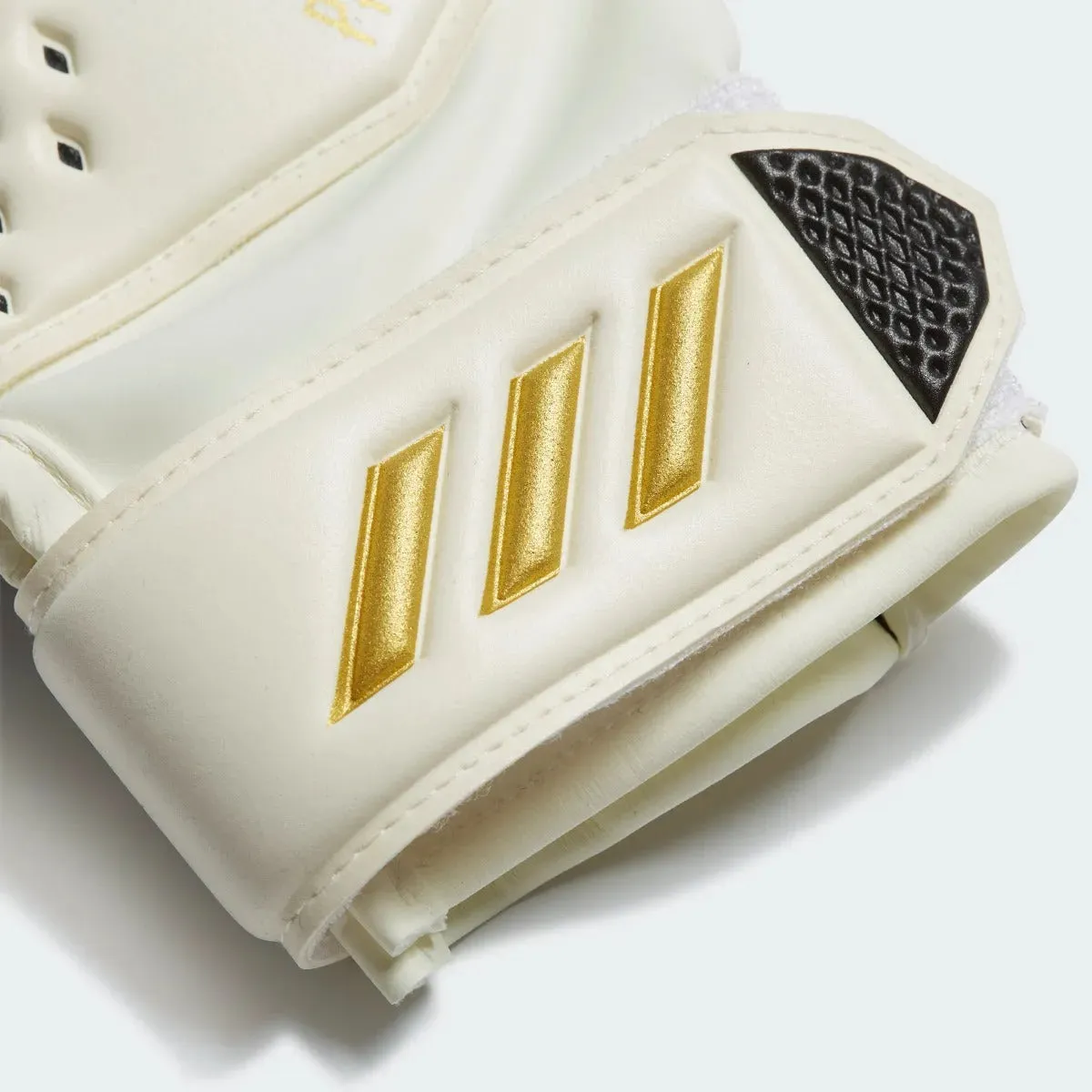 Adidas JR Predator 20 Match Fingersave GK Gloves - White-Black-Gold