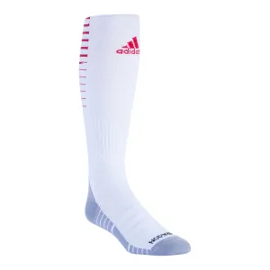 adidas Men's Team Speed II Soccer Socks White/Red