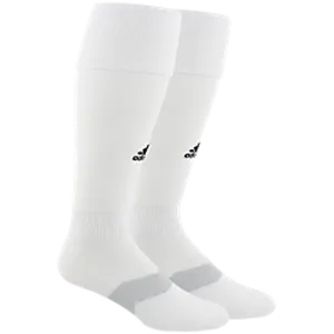 Adidas Metro V OTC Soccer Sock-WHITE