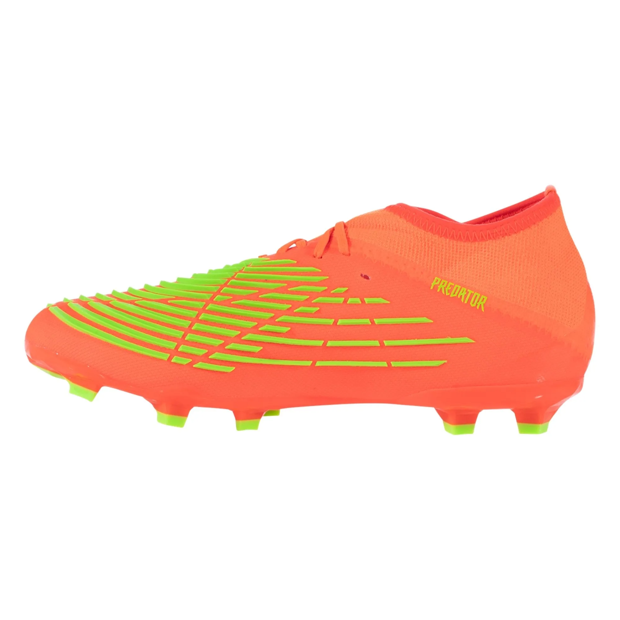 adidas Predator Edge.1 FG Junior Firm Ground Soccer Cleat- Solar Red/Solar Green/Core Black
