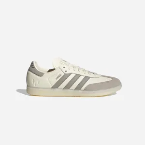 Adidas Samba Messi Indoor Soccer Shoes Cream White / Light Brown / Gold Metallic