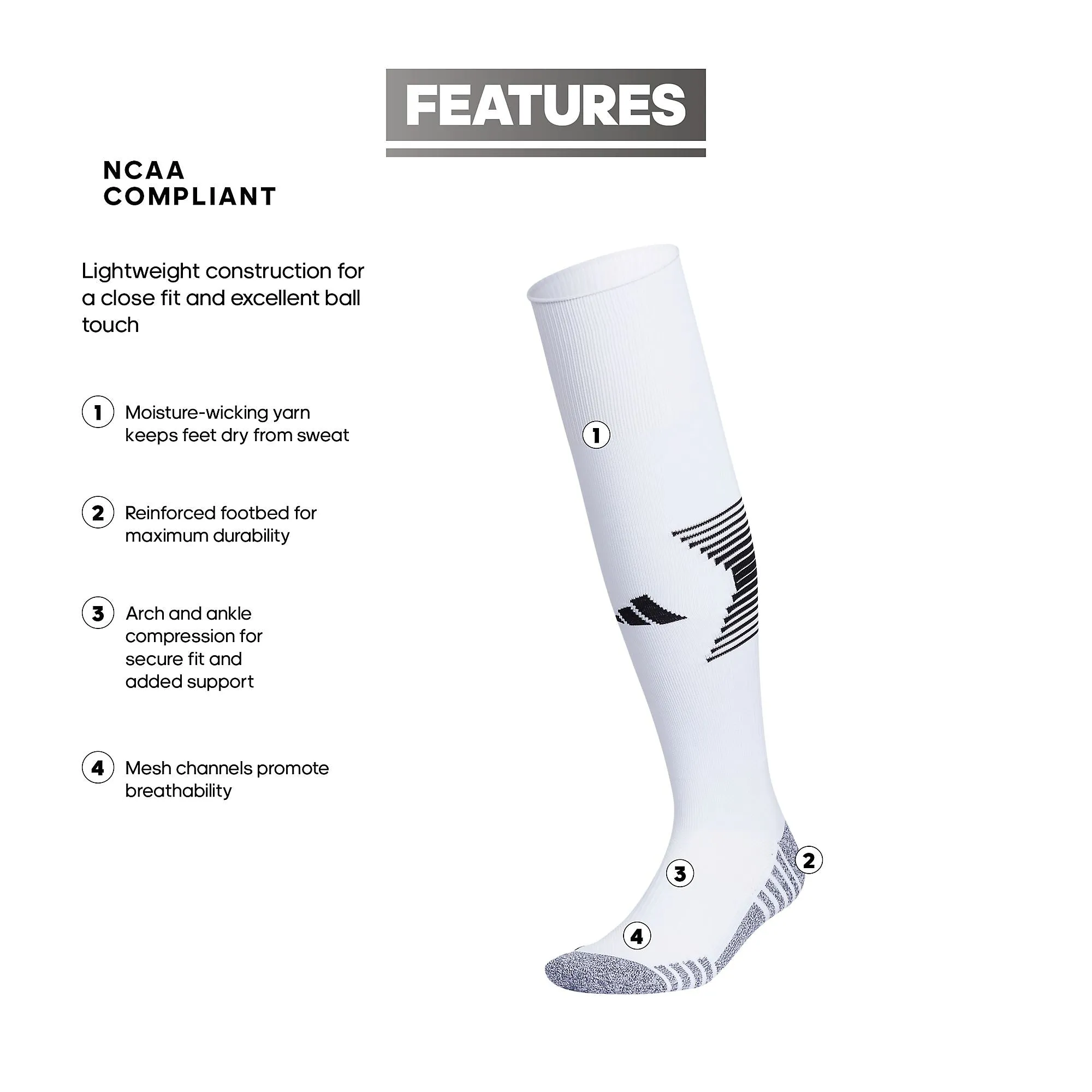 adidas Team Speed 4 Over The Calf Socks | 5156918