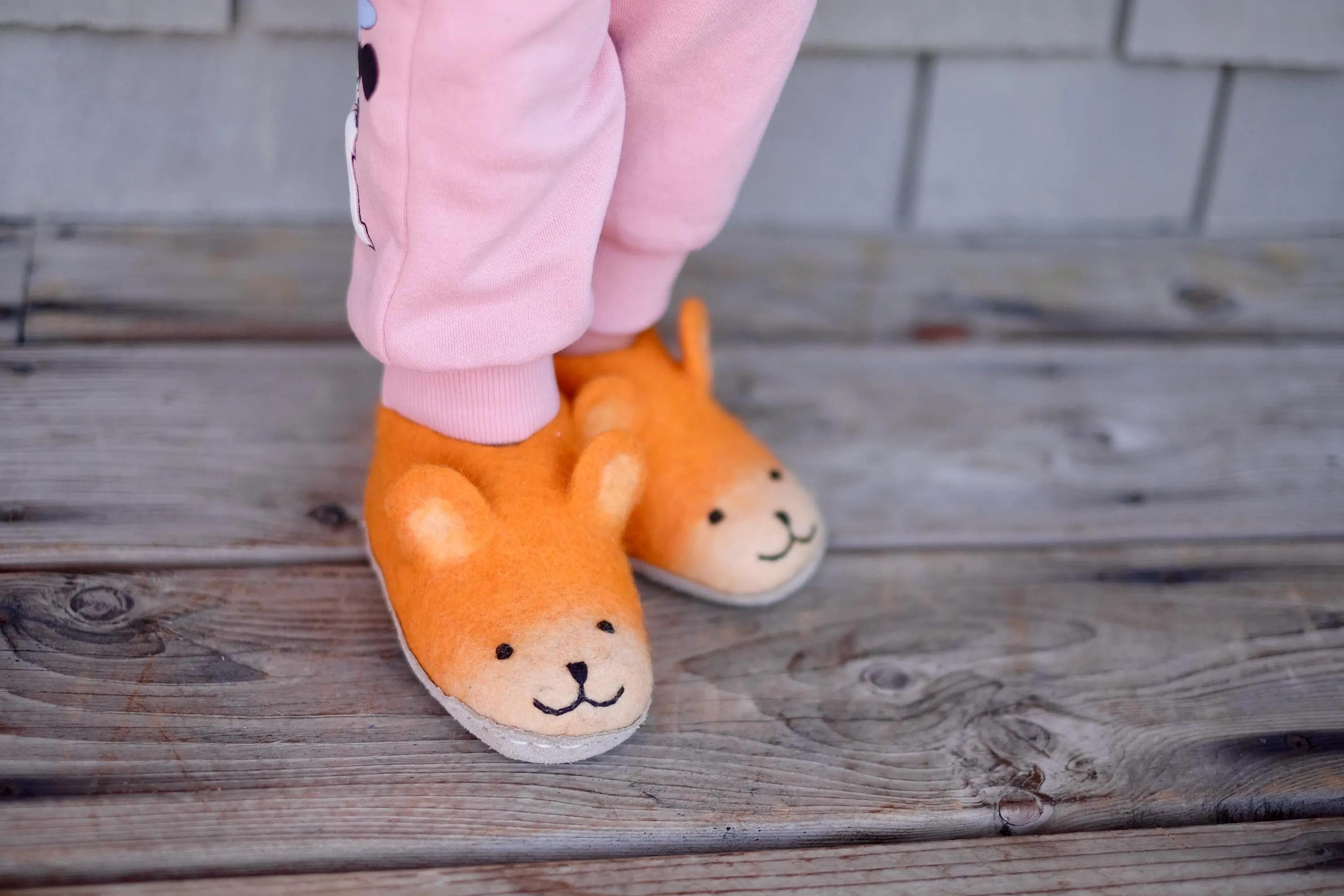 Adorable Orange Lion-Shaped Slippers for Kids – Cozy and Cute Lion Footwear for Little Ones – Perfect for Playtime and Bedtime