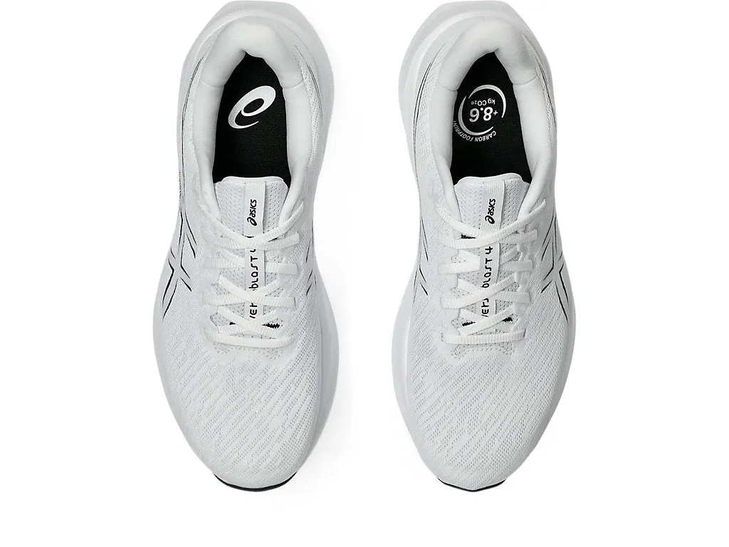 ASICS MEN'S VERSABLAST 4 WHITE/BLACK RUNNING SHOES