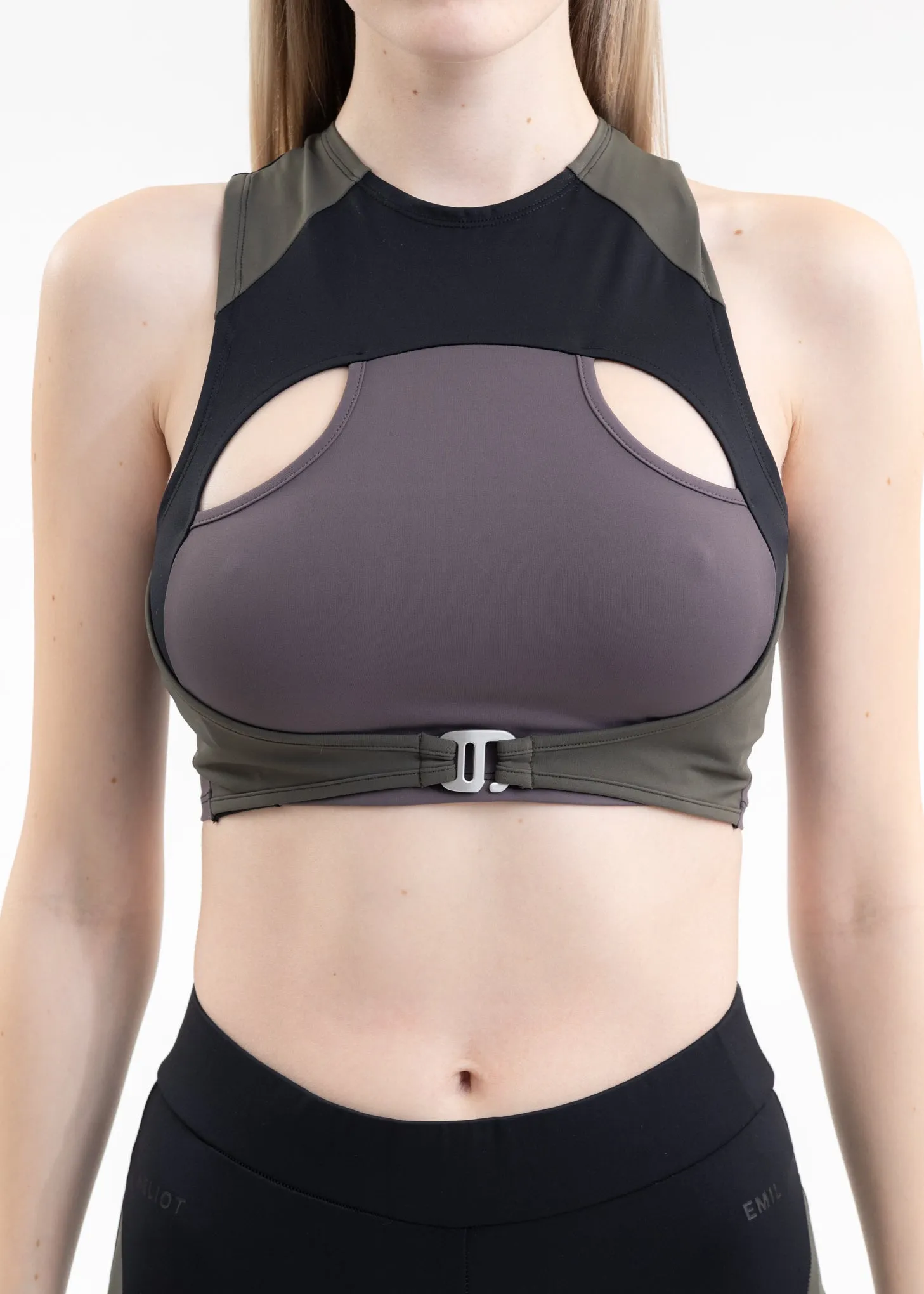 BLACK CONGENIAL ACTIVE WEAR BRA TOP