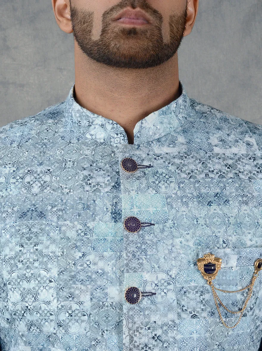 Blue Jodhpuri Suit | JadeBlue