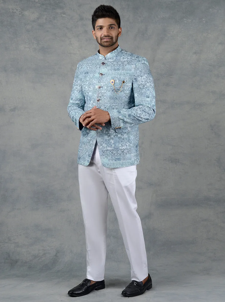 Blue Jodhpuri Suit | JadeBlue