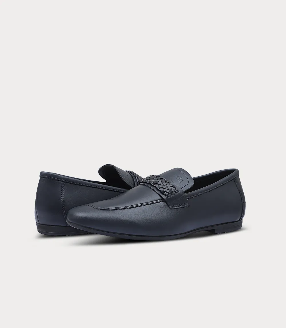 BM6784-NAVY-Men Formal Slip on