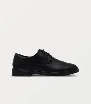 BM6792-BLACK-Men Lace Up