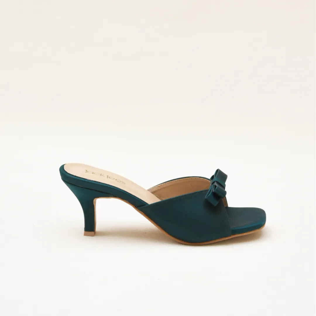Bow Slip Mule Green