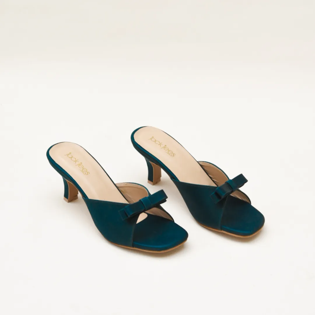 Bow Slip Mule Green