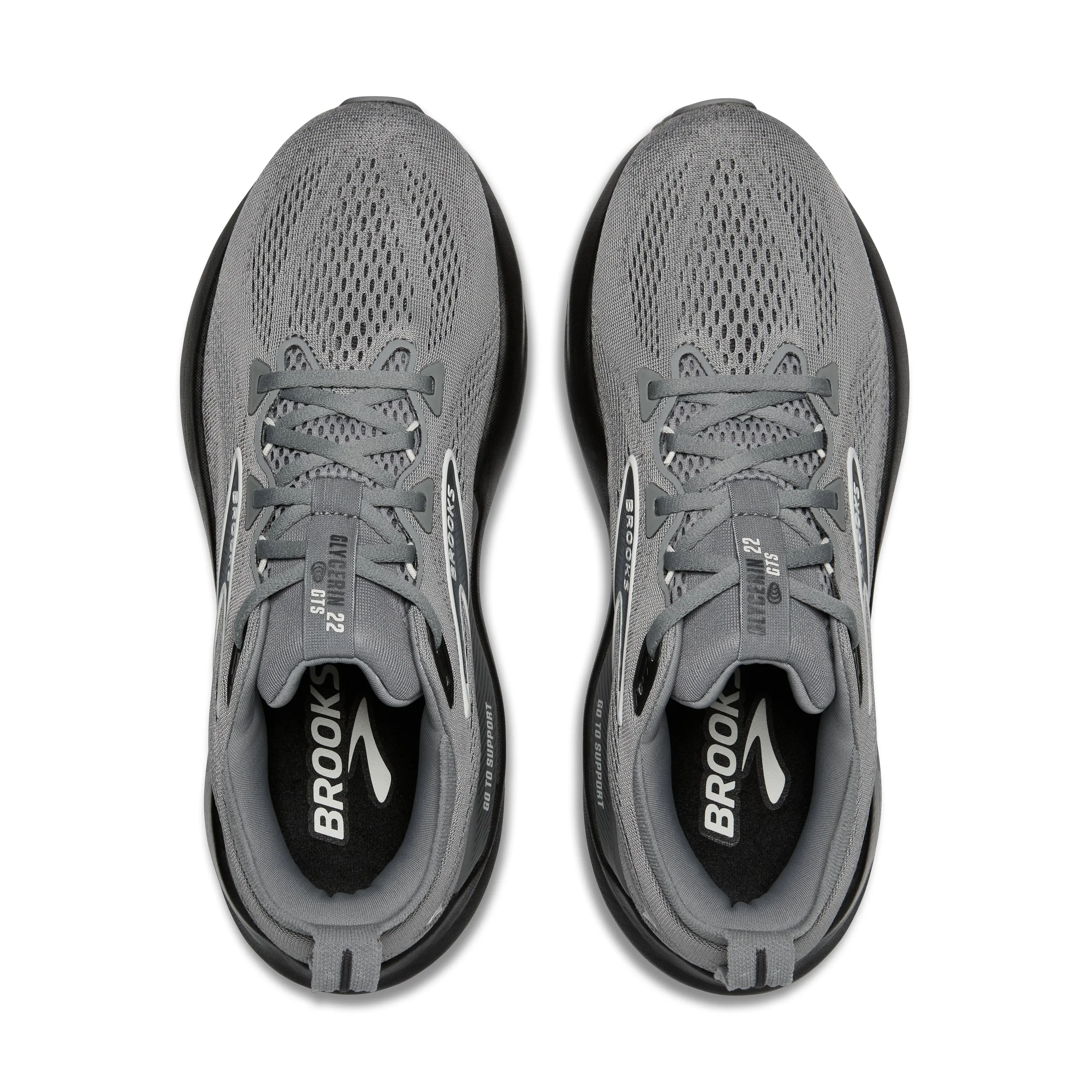 Brooks | Glycerin GTS 22 | Men's | Primer Grey/Ebony/Bluewash