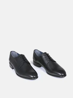 Classic Derby Black Shoes