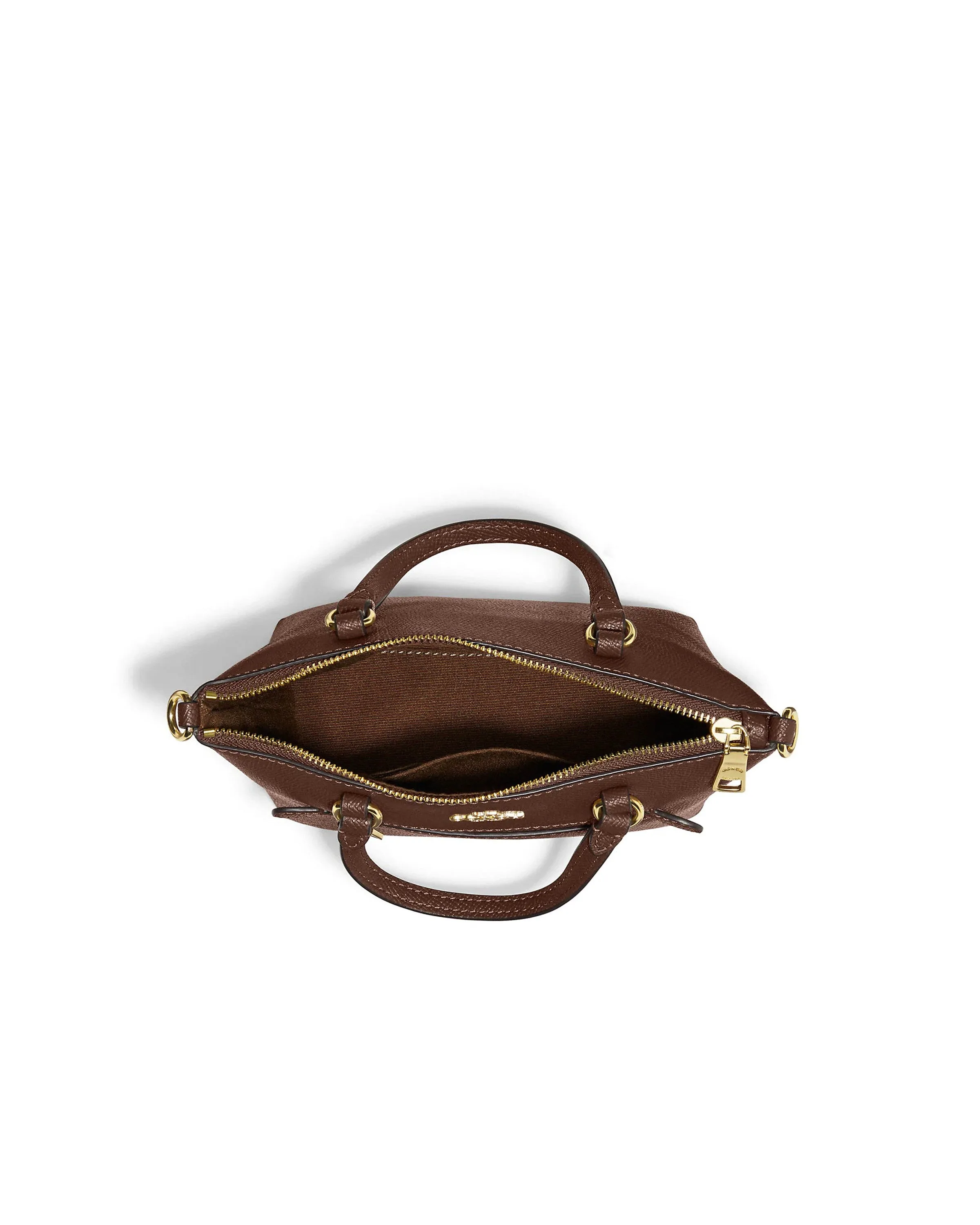 Coach Women's Dark Saddle 
Mini Gallery Crossbody
