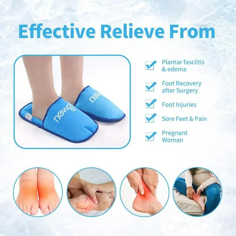 Comfy Gel Infused Slippers - Full Foot Cooling Relief
