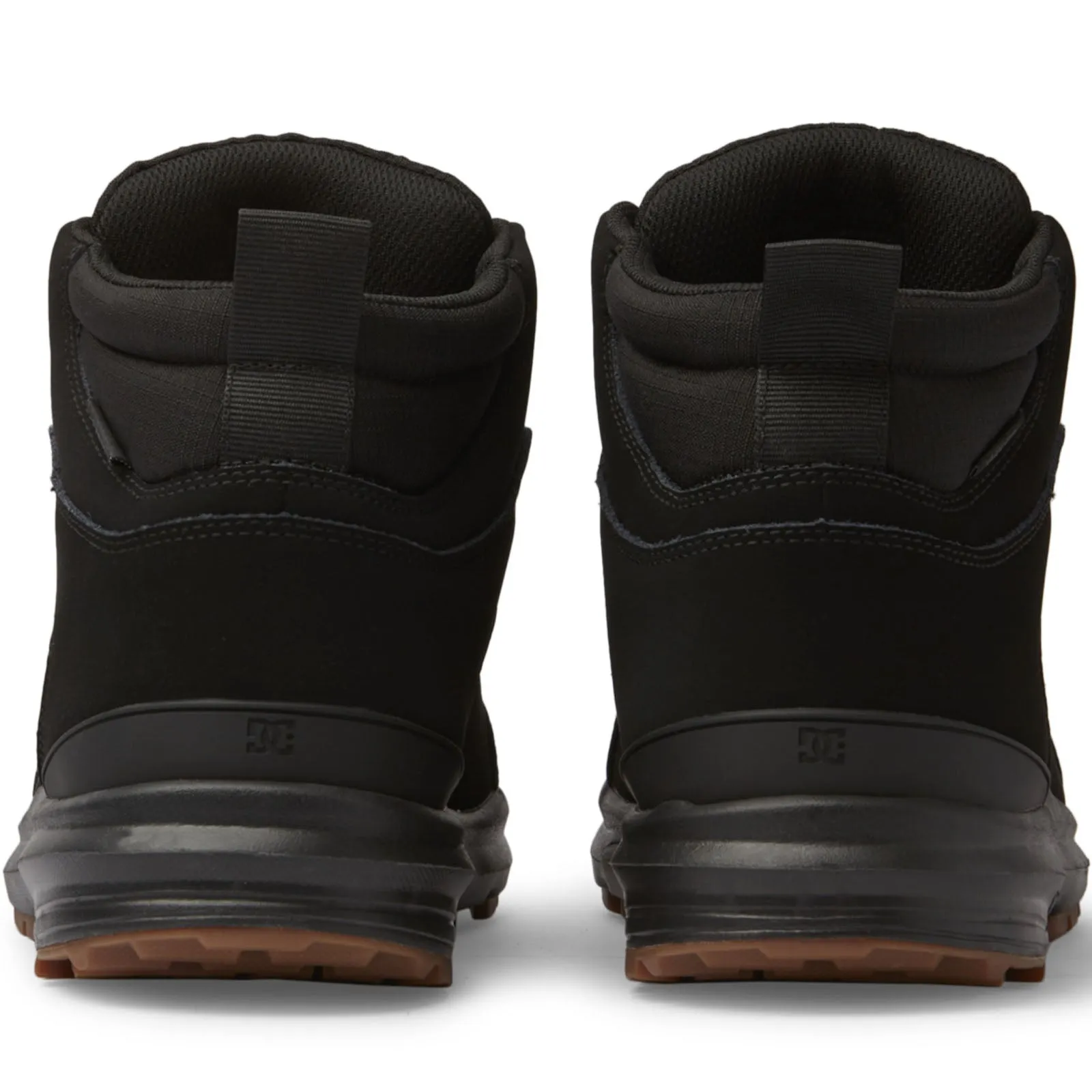 DC Shoes Mens Mutiny Mid Rise Leather Boots - Black