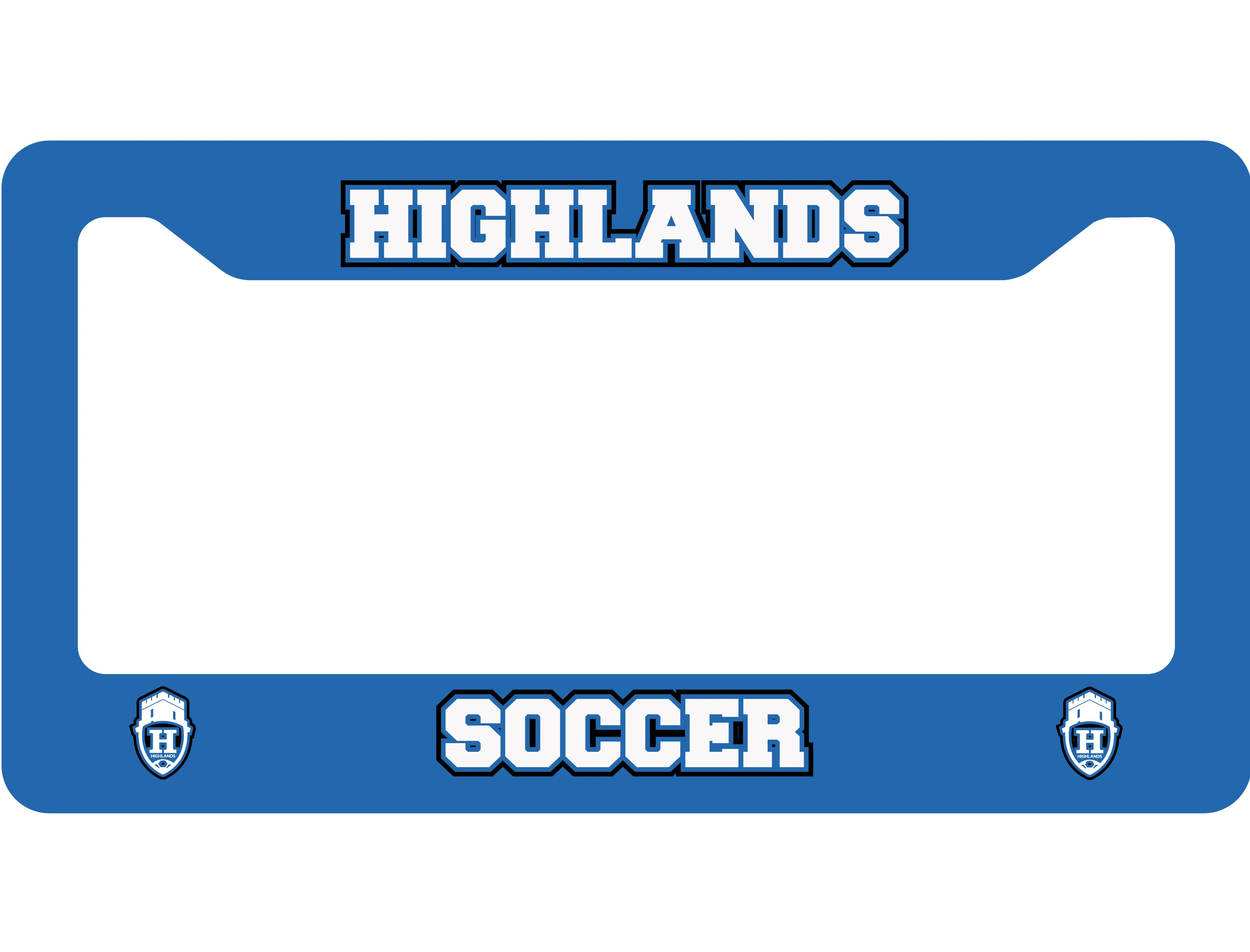 Fall Sports License Plate Surround
