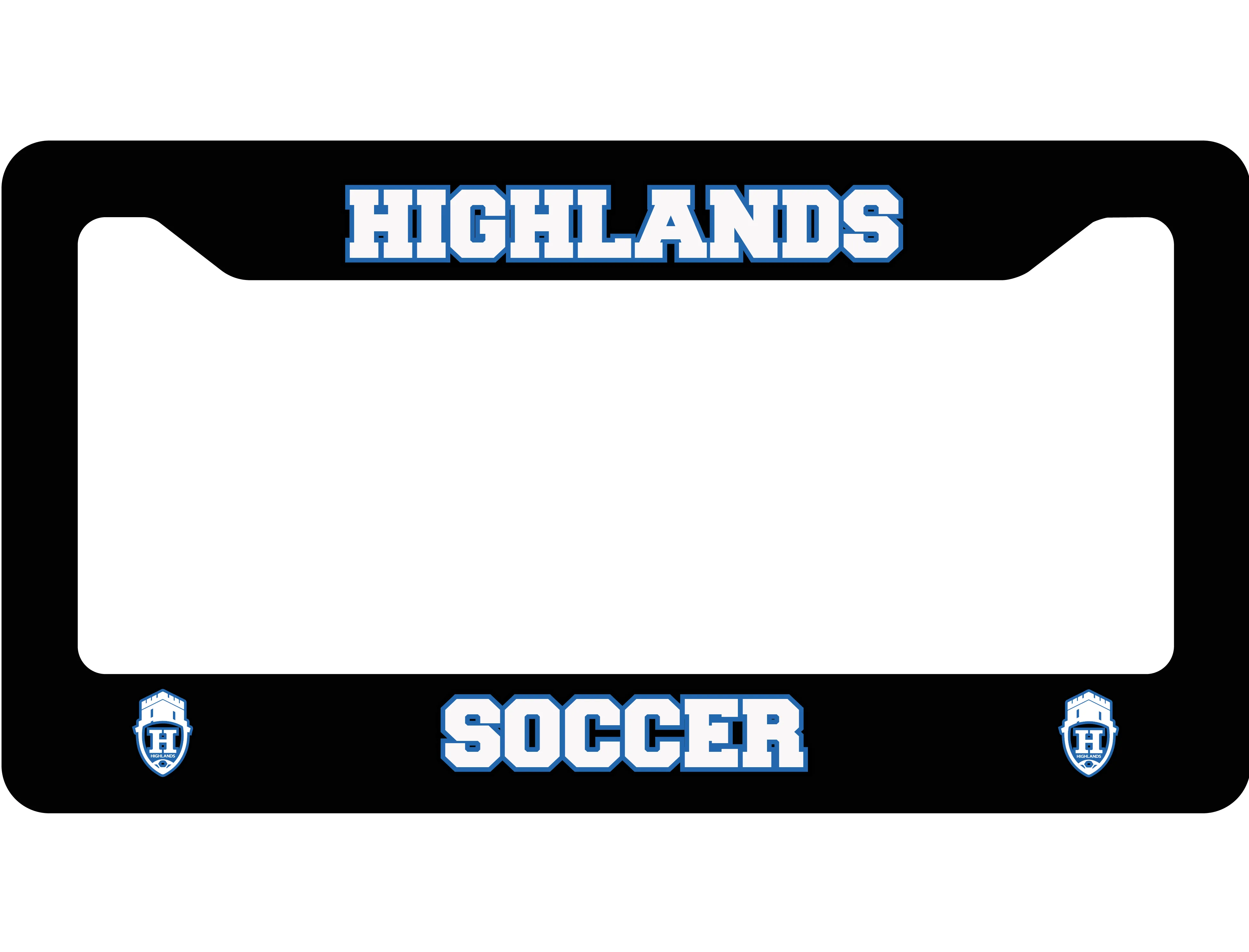 Fall Sports License Plate Surround