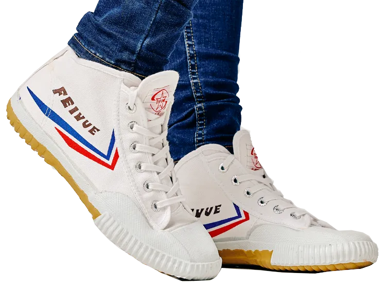 Feiyue High Top - White Original Shaolin Kung Fu Wushu Martial Arts