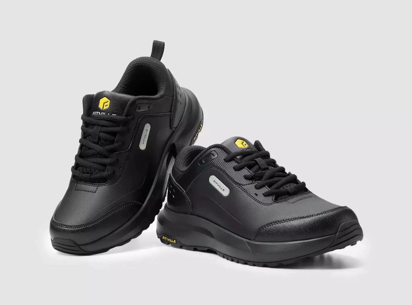 FitVille Men's Low-top Rugged Core Hiking Shoes V1 by FitVille