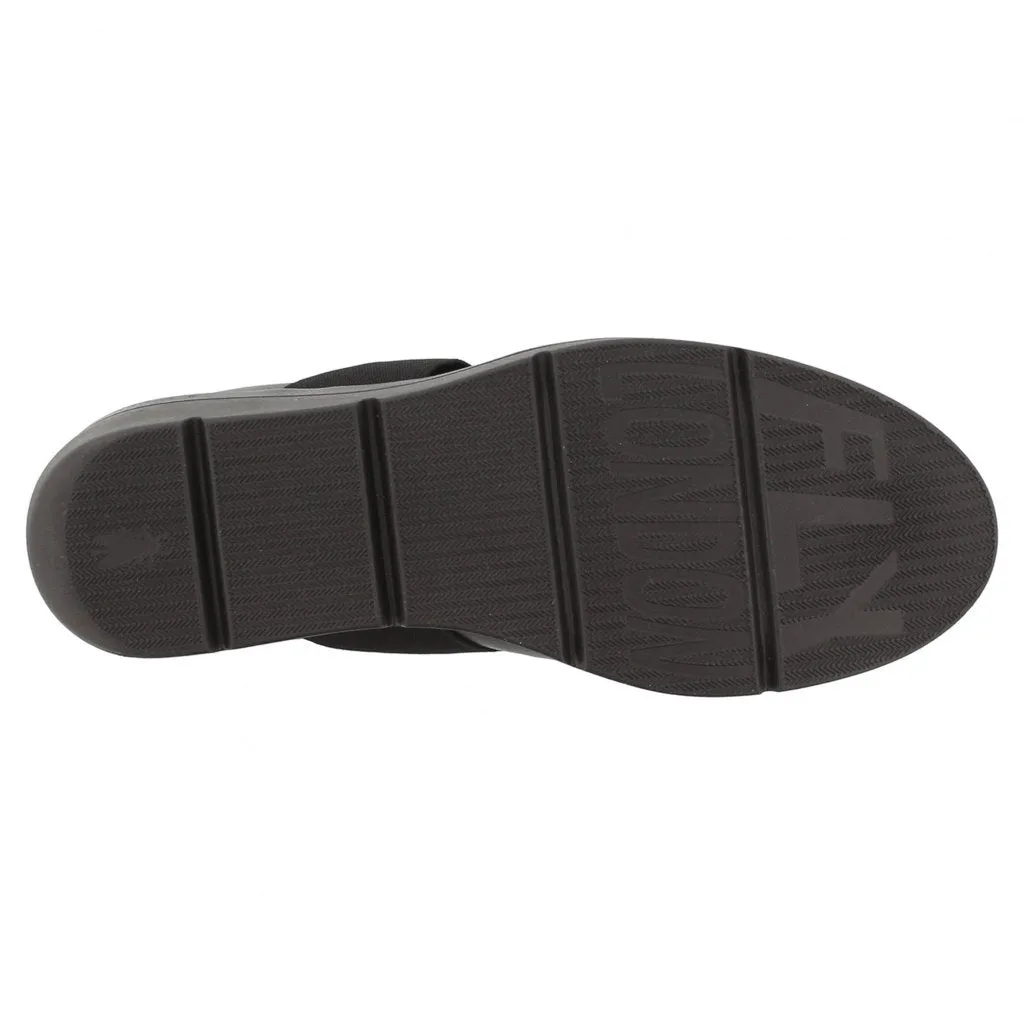 Fly London Nara547Fly Leather Women's Wedge Heel Mary Jane Shoes