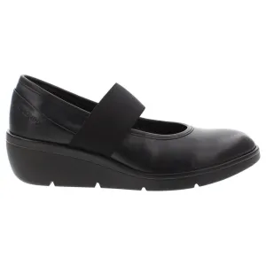 Fly London Nara547Fly Leather Women's Wedge Heel Mary Jane Shoes