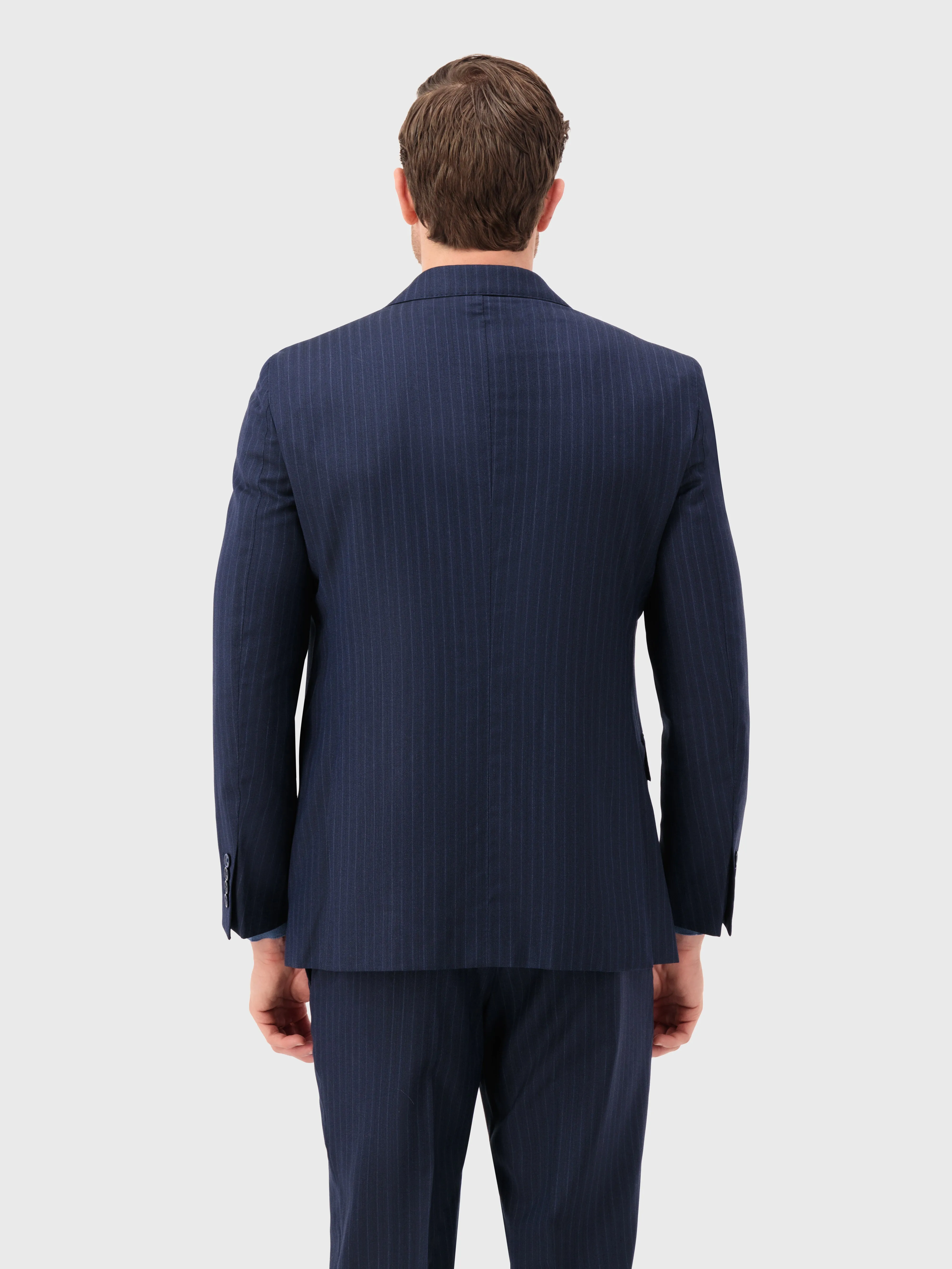 Formal Wool Suit Dark Navy
