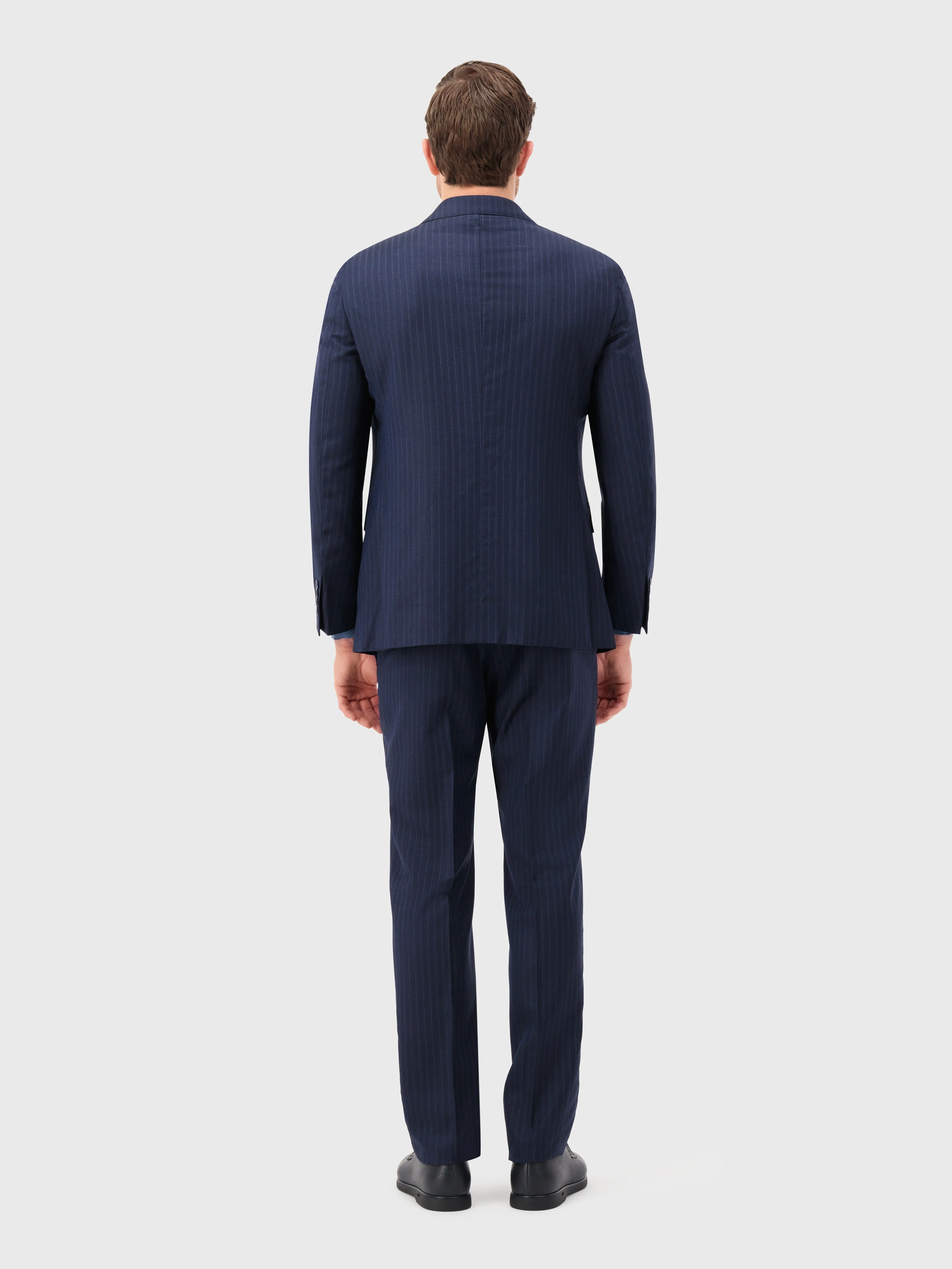 Formal Wool Suit Dark Navy