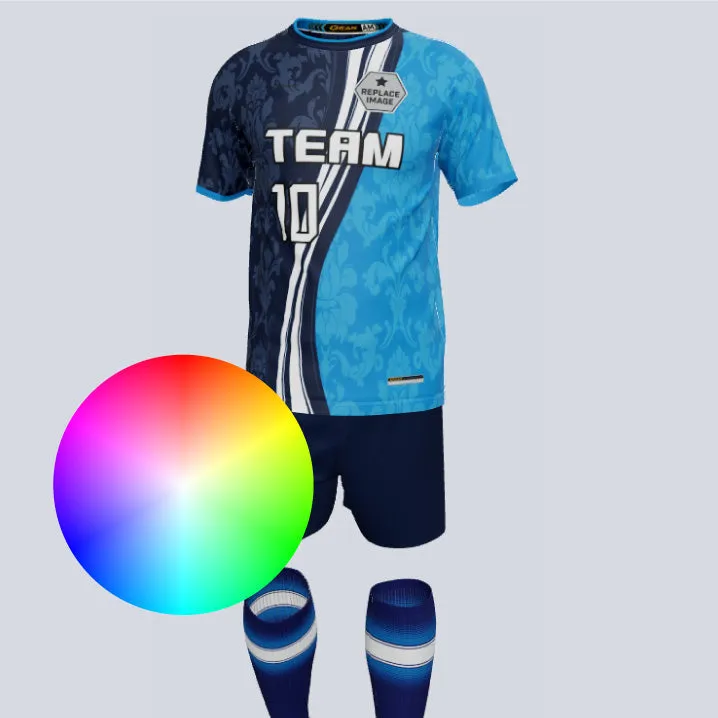 Gear Premium Aurora Custom Soccer Uniform w/Custom Socks