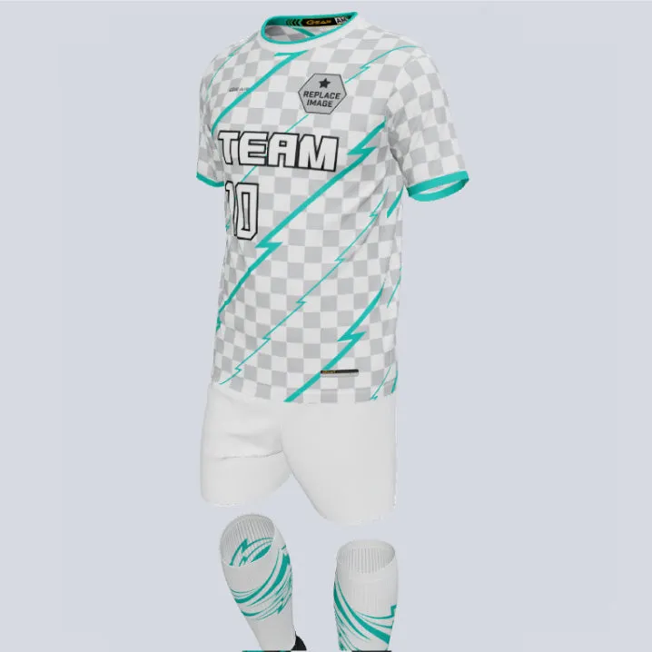 Gear Premium Zap Custom Soccer Uniform w/Custom Socks