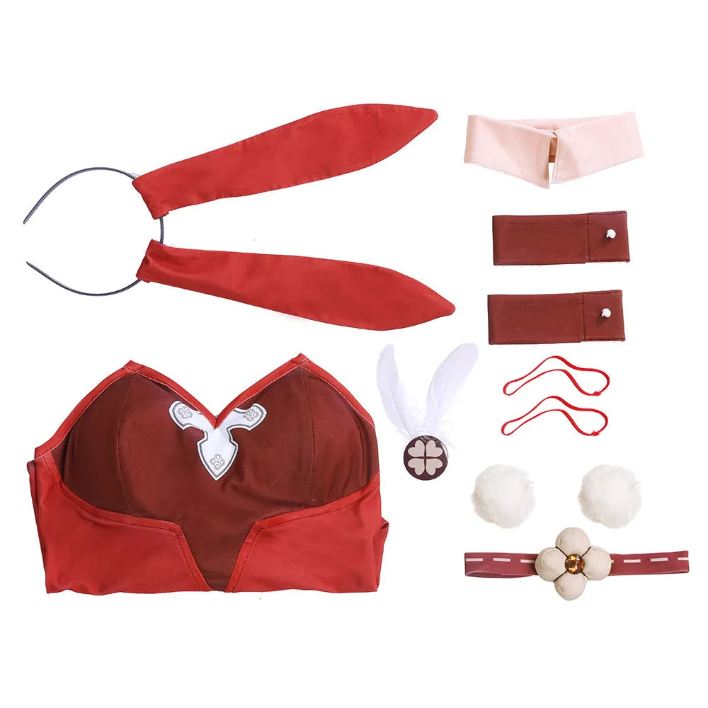 Genshin Impact Klee Bunny Girl Cosplay Costume