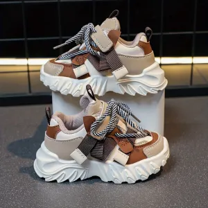 Girls Casual Cute Low Top Platform Sneakers  Wear-resistant VIP DEALS