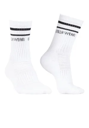 Gorilla Wear Crew Shocks - White