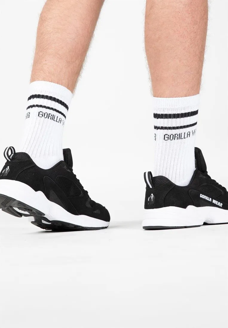 Gorilla Wear Crew Shocks - White