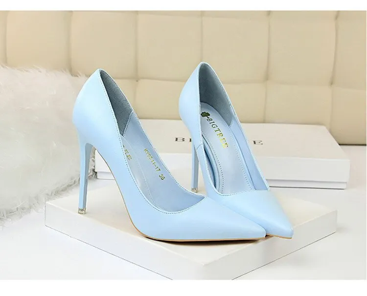 High Heels Shoes Black Pink White Shoes Stiletto Heels