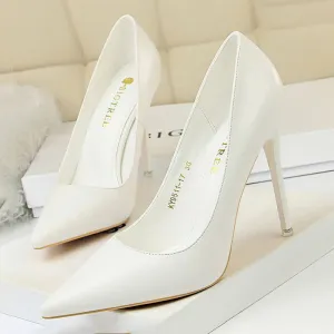 High Heels Shoes Black Pink White Shoes Stiletto Heels