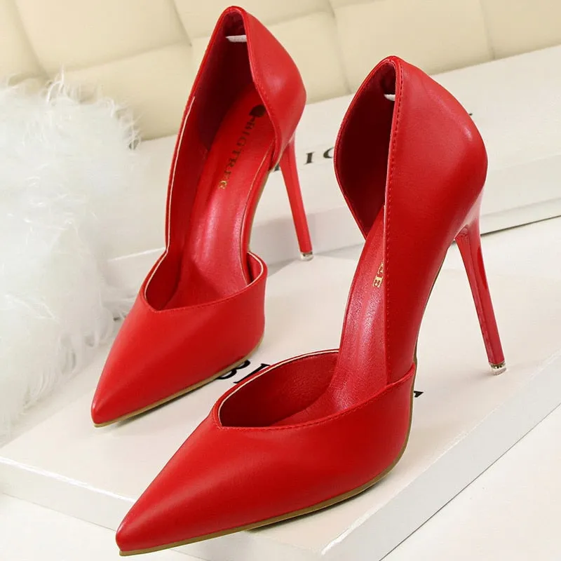 High Heels Shoes Black Pink White Shoes Stiletto Heels