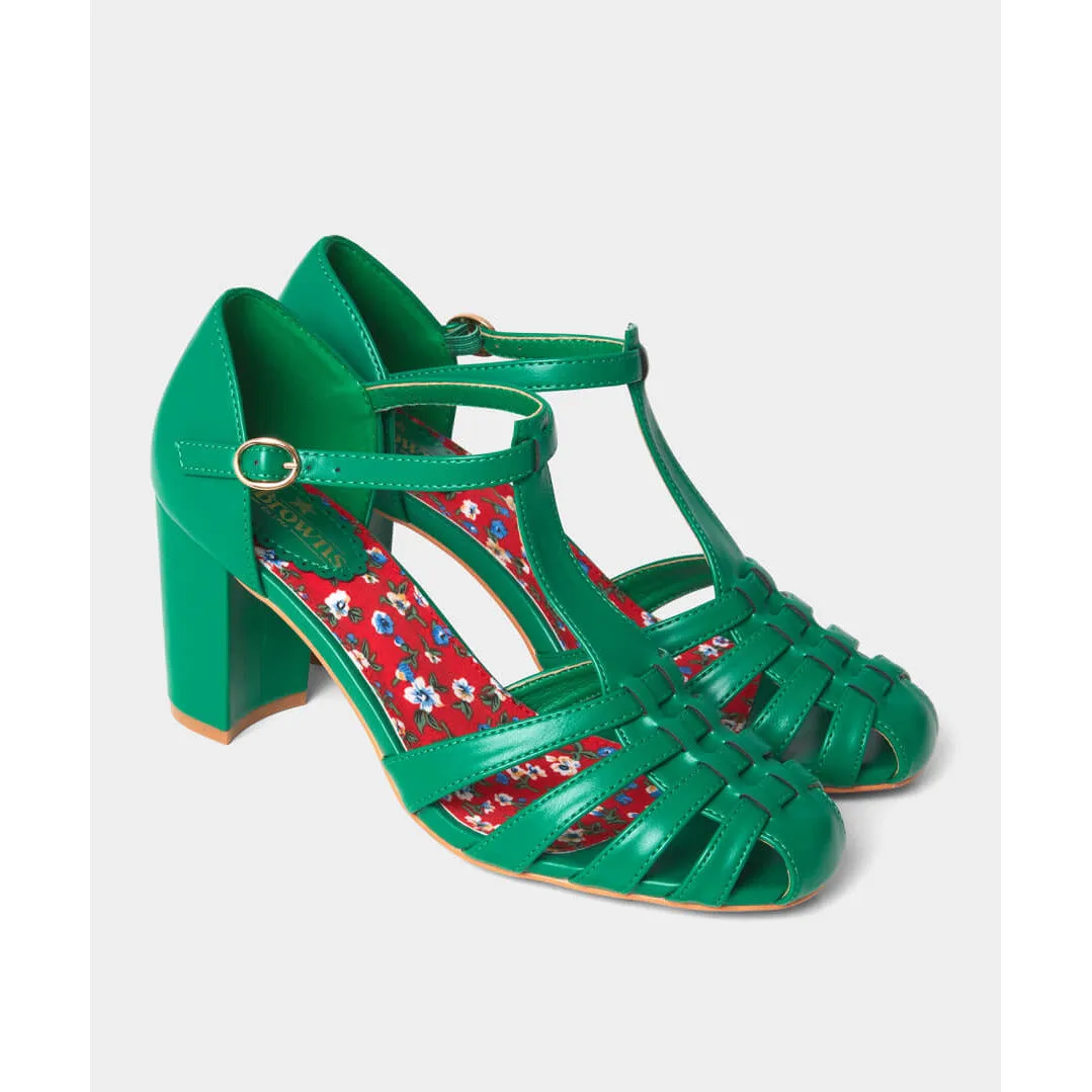 Joe Browns Occasion Wear Shoe Vintage Vibes GREEN KC291A
