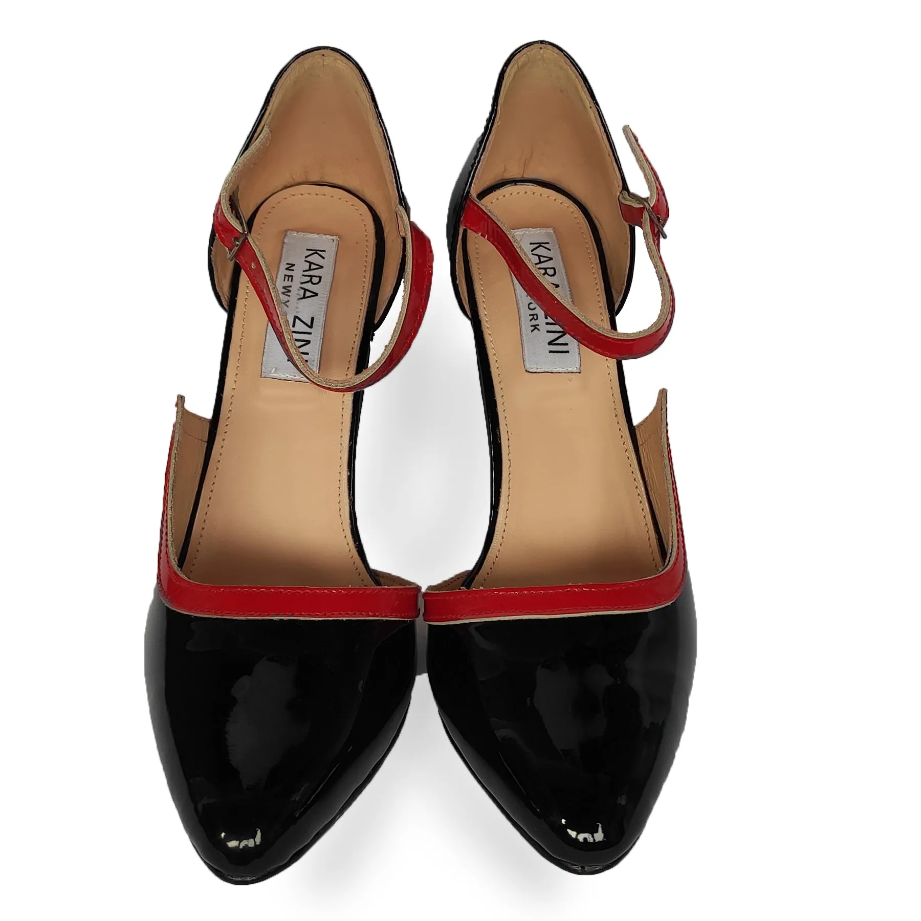 Kara Zini Handmade Women's Black Patina Pumps