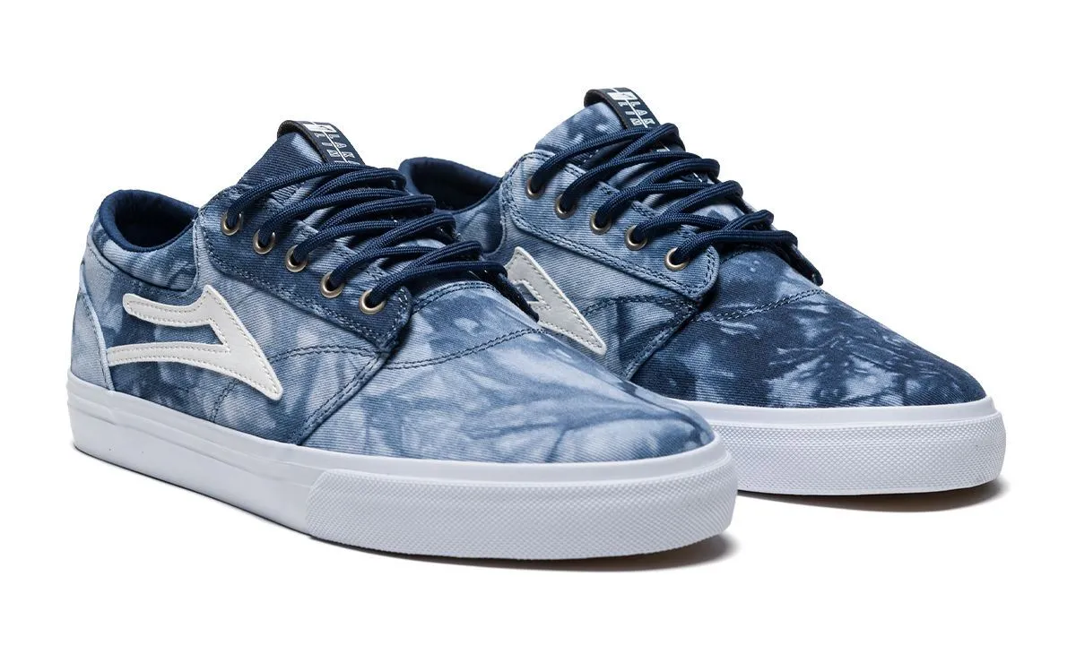 Lakai Griffin Navy Tie Dye Textile Skate Shoes