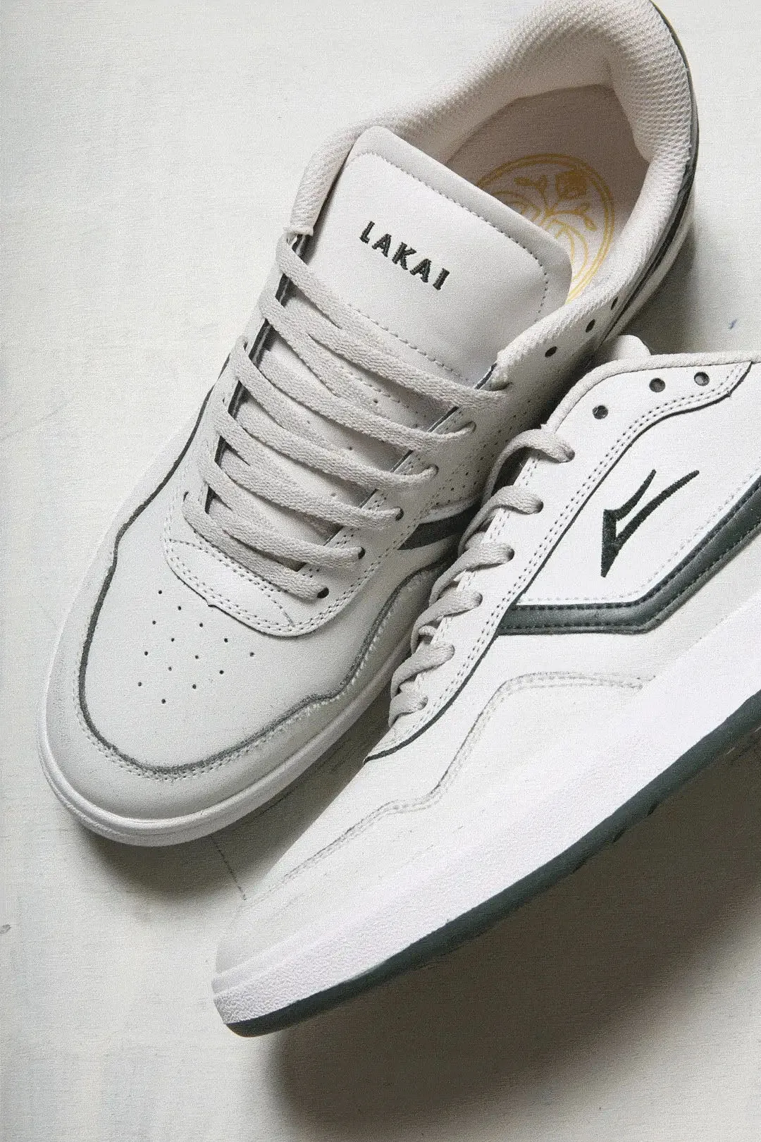 Lakai - Terrace Shoes | Cream Pine Green