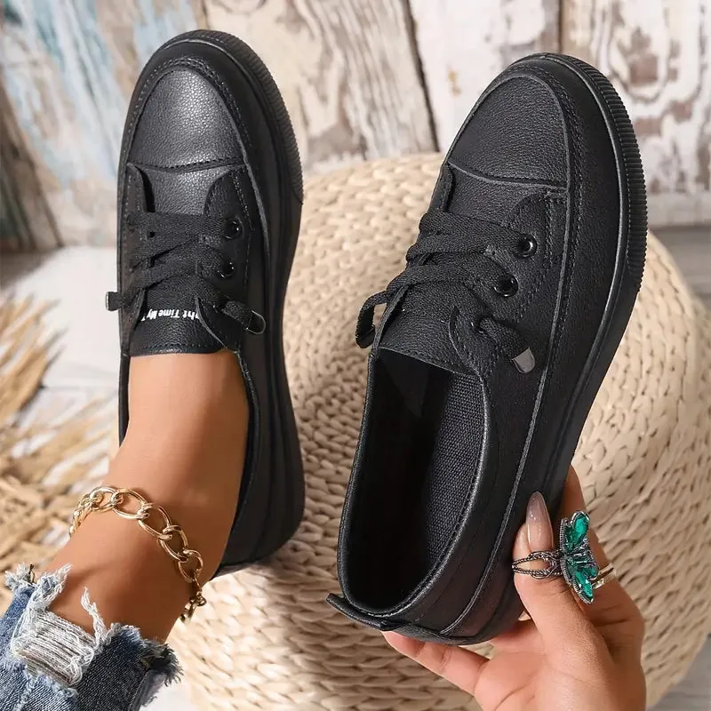 LINARA™ WOMEN'S CASUAL LOW-TOP FLAT SKATE SHOES