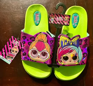 LOL Girls Slides Size 1-2 Foot Wear