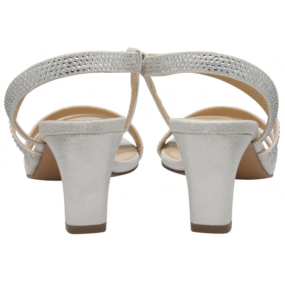 Lotus Occasion Wear Sandal Bernadett SILVER uls377