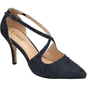 Lotus Occasion Wear Shoe Panache NAVY ULS208