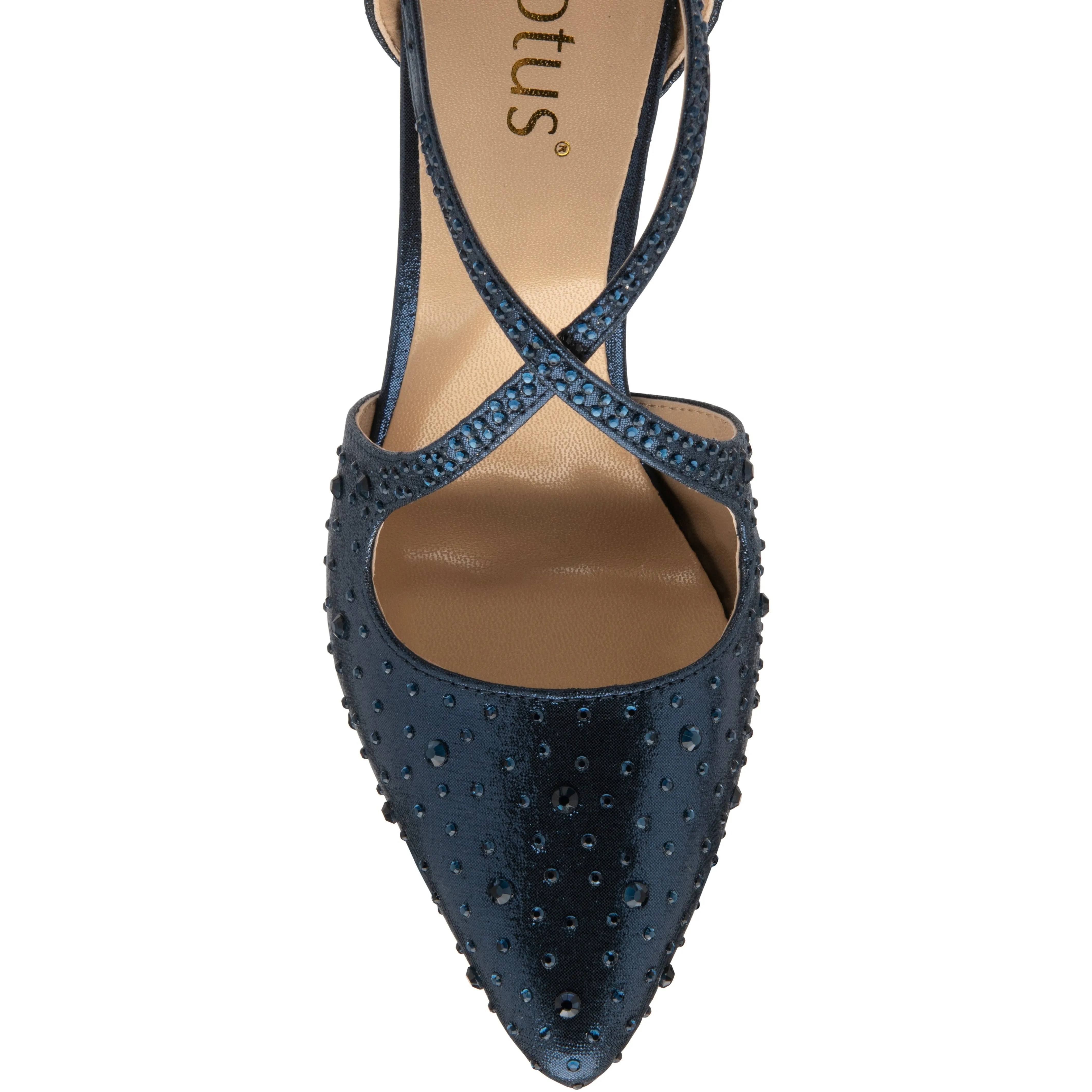 Lotus Occasion Wear Shoe Panache NAVY ULS208